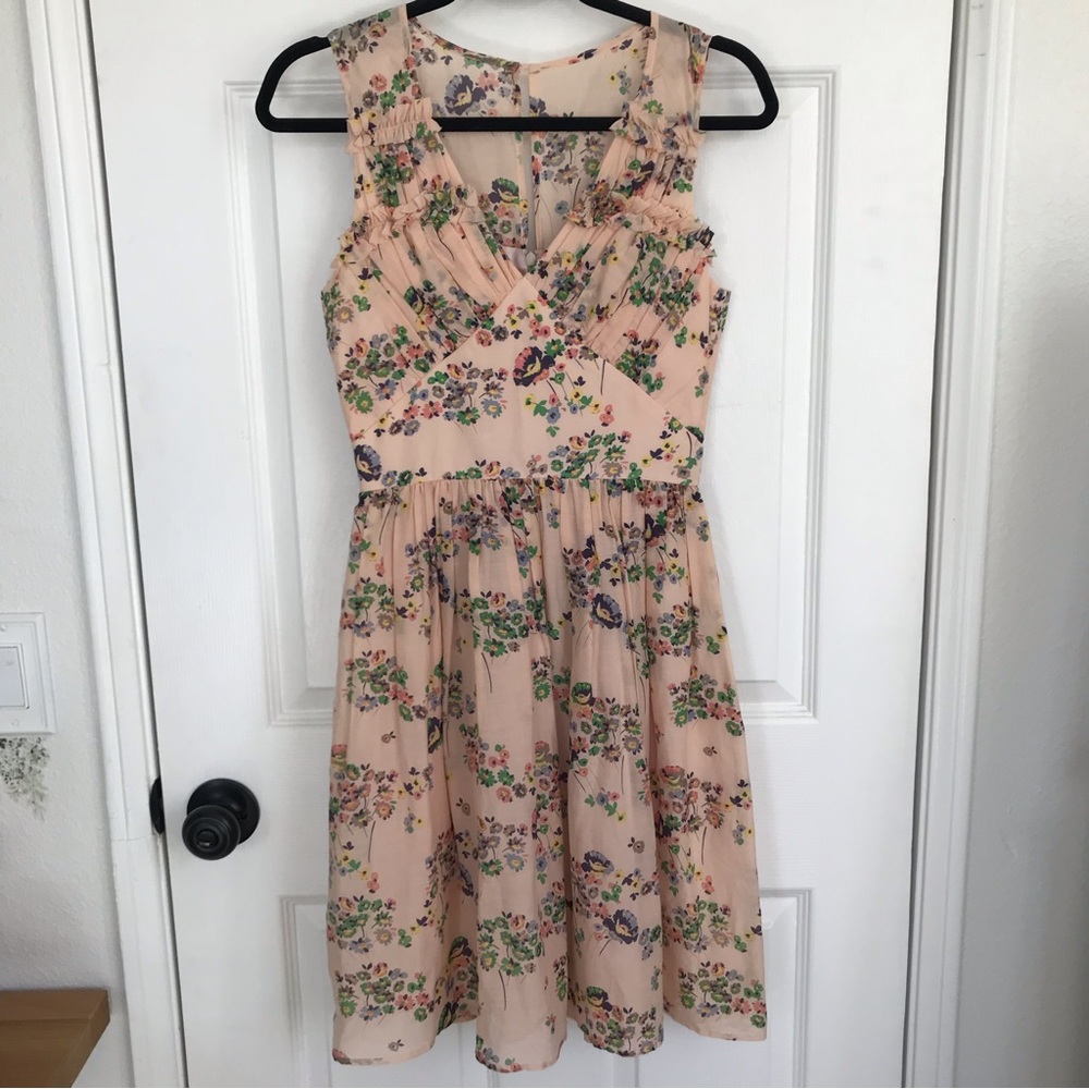 Burlapp Vintage Style Floral Print Dress